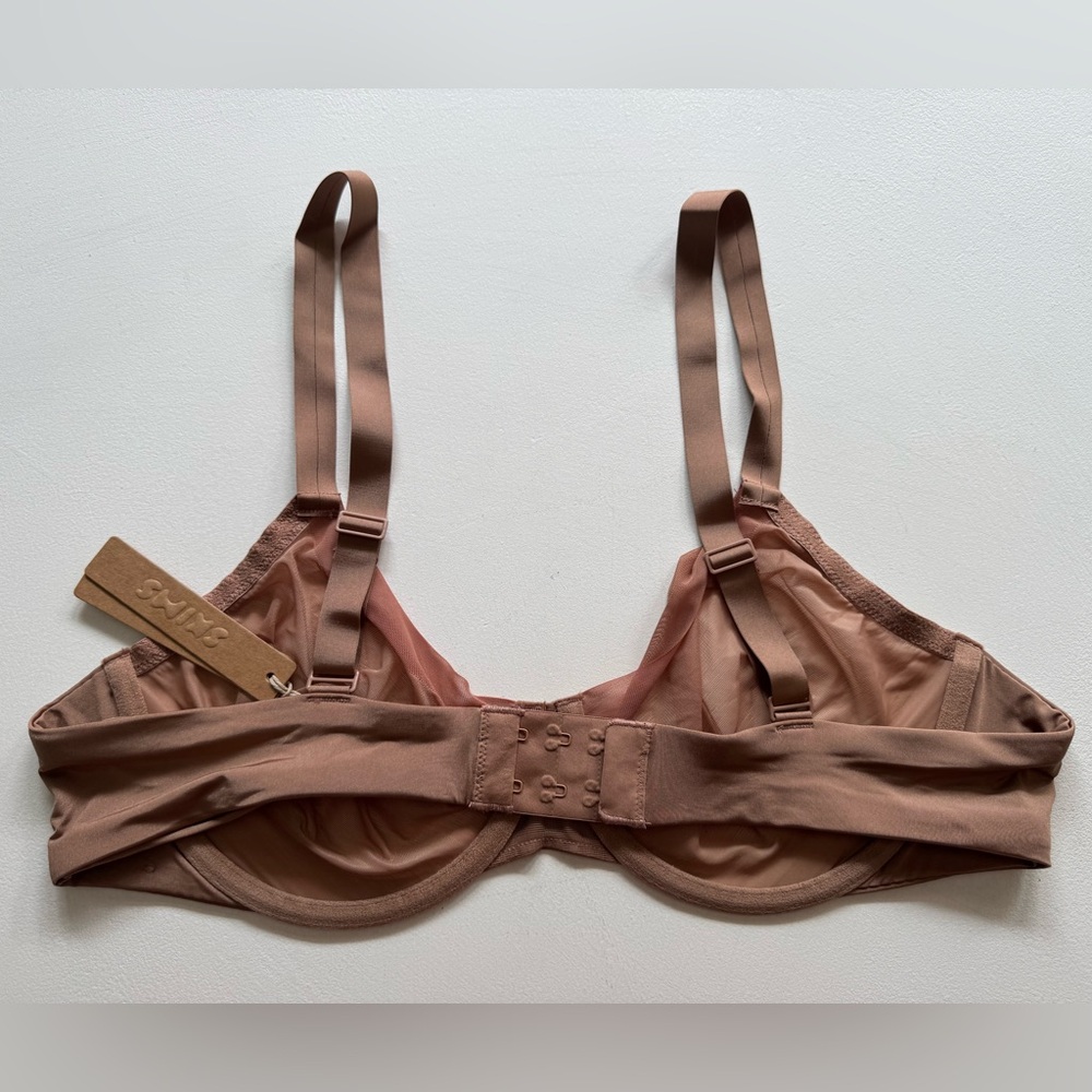 SKIMS NO SHOW UNLINED DEMI BRA - Underwire Bra - Sienna - Picture 3 of 8